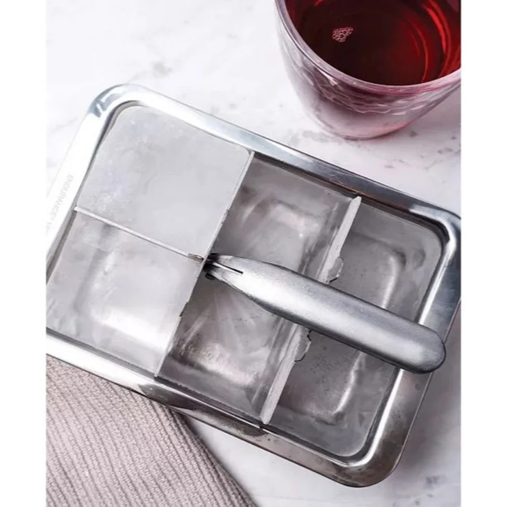 Stainless Steel Large Ice Cube Tray by RSVP International